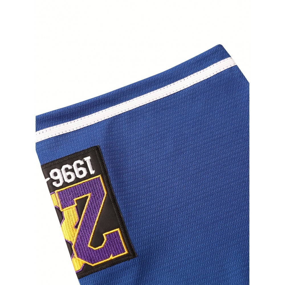 24 Blue Baseball Jersey Stitched Polyester Men'S Retro Baseball Shirt Button Short Sleeved Baseball Top S-3XL Hip Hop Clothes