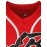 Men's Baseball Jersey #10 Red V-Neck Breathable Loose Fit with Bad Boys & Number 10 Design, Machine Washable for Sports, Casual Outings, Parties (Sizes S-3XL), Outdoor Activities Apparel | Sporty Vneck Style | Detailing