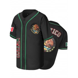 Stitched Baseball Jersey Polyester Men'S Retro Baseball Shirt Button Short Sleeved Baseball Top S-3XL Hip Hop Clothess