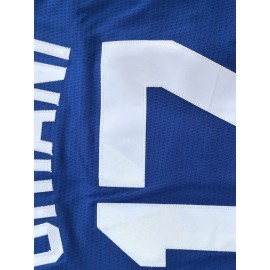 Classic Letter & Number 17 Embroidered Design, Men'S Breathable Baseball Jersey, Short Sleeve Shirt For Training And Competition