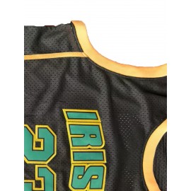 Embroidered #23 Irish Basketball Jersey, 100% Polyester Crew Neck Sports Tank Top with Slight Stretch, Unisex Sleeveless Jersey for All Seasons, Casual and Athletic Wear for Parties, Outdoors, and Sport Events