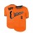 #8 Orange Baseball Jersey Stitched Polyester Men'S Retro Baseball Shirt Button Short Sleeved Baseball Top S-3XL Hip Hop Clothes