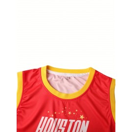 Men's #01 Retro Embroidered Basketball Jersey - Breathable, Sleeveless Sports Uniform for Training & Competition, Basketball Accessories, Basketball Accessories