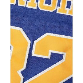 Men's #32 Blue Basketball Jersey - 