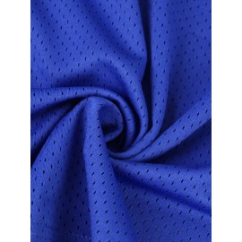 No.4 Blue Rugby Shirt Men's Button Shirt Casual Sports Shirt Baseball Shirt