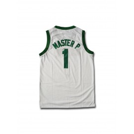 Men's embroidered high-quality moisture wicking casual sports vest No.1 basketball suit