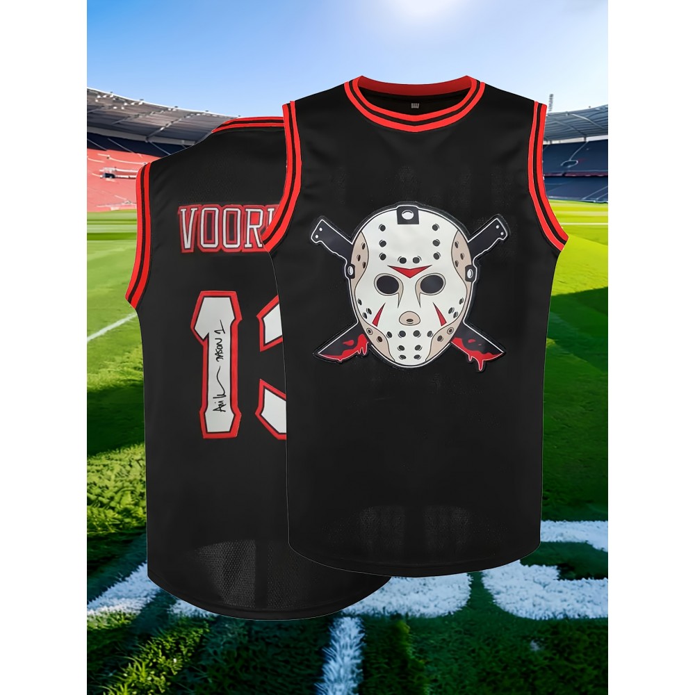 Men'S # 13 Black Basketball Shirt Casual, Fashionable, Breathable, High Quality Embroidered Street Basketball Hoodie Size S-XXXL