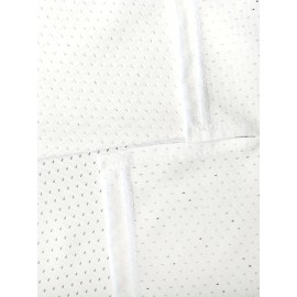 Men's #1 San Antonio Basketball Jersey - White Sleeveless Sports Shirt for Training, Competition & Team Activities, S-XXXL, Polyester, Loose Fit, Machine Washable, Casual Sportswear | Casual Style Jersey | Polyester Fabric