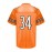 Men'S #43 Orange Breathable Embroidered Football Jersey - Casual V-Neck Sports Shirt For Outdoor Activities & Parties, Sizes S-XXXL