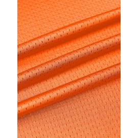 Men'S #43 Orange Breathable Embroidered Football Jersey - Casual V-Neck Sports Shirt For Outdoor Activities & Parties, Sizes S-XXXL