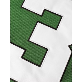 Men'S Shamrocks #3 Ice Hockey Jersey, Retro Block Color, Long Sleeve, Crew Neck, Loose Fit, Breathable Polyester, Sports & Casual Wear, Embroidered Lettering, V-Neck, Stretch Fabric, Team Sports Apparel