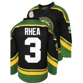 Men's #3 Embroidered Ice Hockey Jersey - Retro V-Neck, Long Sleeve, Polyester Blend, Machine Washable - Perfect for Sports & Casual Wear, Outdoor Activities, Parties, and Holidays